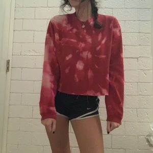 tie dye sweatshirt